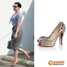 明星网红鹅头鞋图片高清,明星追捧的时尚潮流新宠