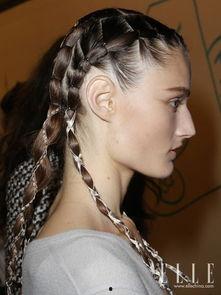 明星网红同款拳击辫子